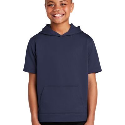 Youth Sport Wick ® Fleece Short Sleeve Hooded Pullover Thumbnail