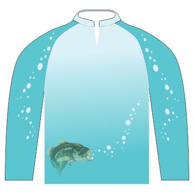 Bass-Blu  Fishing Jersey Thumbnail