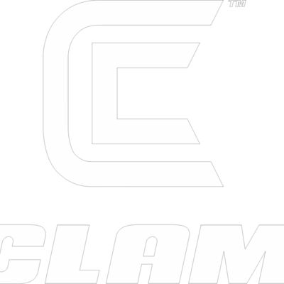 CLAM - White Stacked No Outline Thumbnail